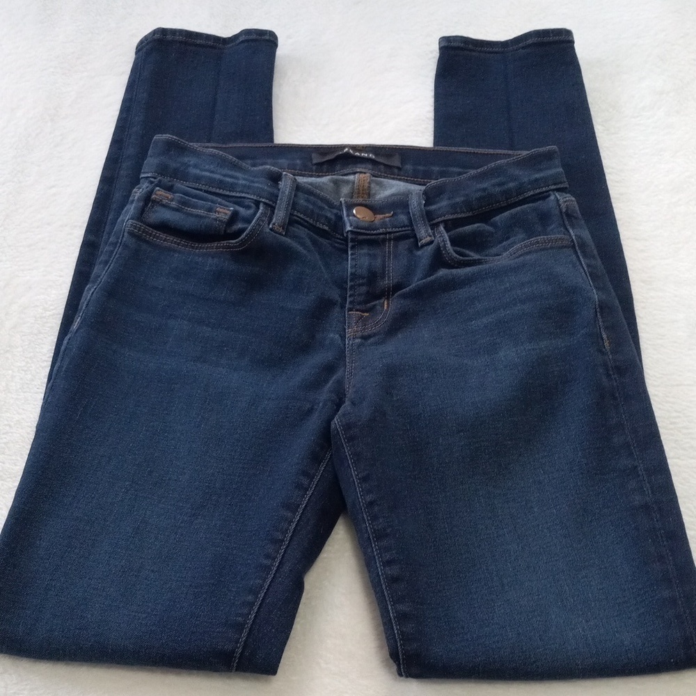J. Brand "Sleepless" Skinny Leg Dark Denim Jeans